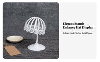 Hat Display Stand Long-Lasting Plastic Cap Display Rack Lightweight