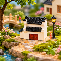 miniature house figurines