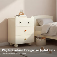 Creamy cream Finish 5-Drawer upright chest of drawers Minimalist Design Chest of Drawers adaptable Use Storage Furniture Modern aesthetic for Apartment Dwellers, Homeowners, Students, Bedroom, Living Room, Hallway