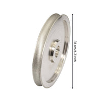 Diamond Grinding Wheel Textured Grinding Wheel with Diamond boarder Wear-Resistant for Lapidaries, Jewelry Making, Workshop