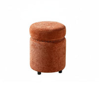 Vintage Design Round Pouf Multi-Functional Round Floral Pouf Comfortably Padded Household Furniture Sturdy Construction for Homeowners, Families, Living Room, Vanity, Bedroom, Entryway