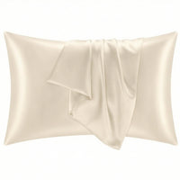 Silky Satin Pillowcase Glossy Satin Pillow Cover Frizz Control Bedding Long-Lasting for Bedroom