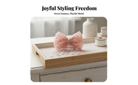 Flower Print Hair Accessory Cute Design Flower Hair Accessory Floral Print Barrette Lightweight Great Gift