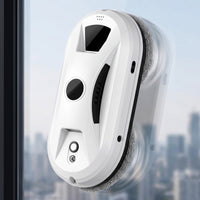 Smart Window Cleaning Robot Distant Control Window Cleaner Robot Electric Automatic Glass Cleaner Compact for Homeowners, High Glass Surfaces, Apartments