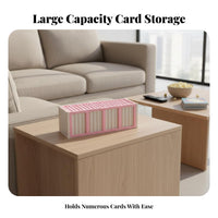 Trading Card Storage Box Large Capacity Stackable Card Organizer