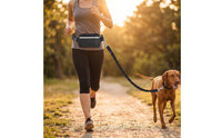 Running Belt with Leash Reflective Handsfree Leash with Pouch Adjustable for Jogging