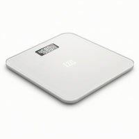 Body Weight Scale with Glass Surface Square Digital Body Weight Scale Rounded Corners Stable for Home Gym, Dorm Room