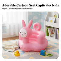 Foldable and Portable Inflatable Training Sofa Multi-Functional Inflatable Sit-up Chair With Music Infant Floor Seat Easy to Clean for Infants, Toddlers, Parents, Bathtime, Feeding Time, Mealtime, Playtime