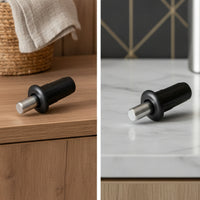 Plastic Flexible Central Axis Door Pin Furniture Connector Multi-Directional Cabinet Fitting