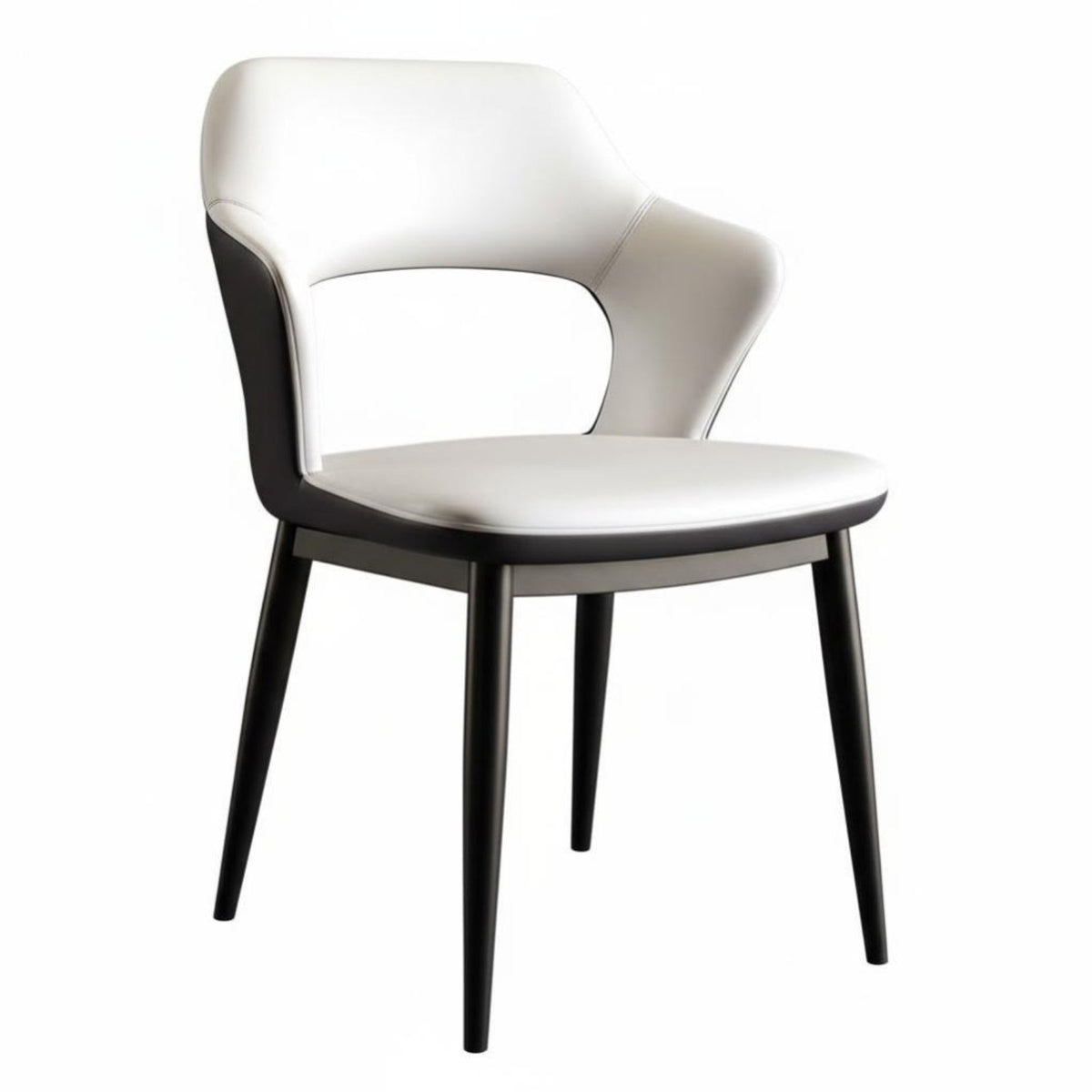 Light Luxury Design Metal Leg Dining Chair Sturdy Carbon Steel Frame Upholstered Dining Chair Ergonomic Design Home Furniture High-Density Foam Cushion for Restaurant Owners, Homeowners, Office Managers, Hotel, Bedroom, Living Room