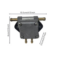 Low-Pressure Pump with Mounting Base Compact Pump with Hose-Barb Fittings Metal for Hobbyists