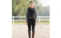 Equestrian Vest with Adjustable Strap Sleeveless Shielded Vest Contoured Horse Riding Equestrian Guard for Equestrians, Riders
