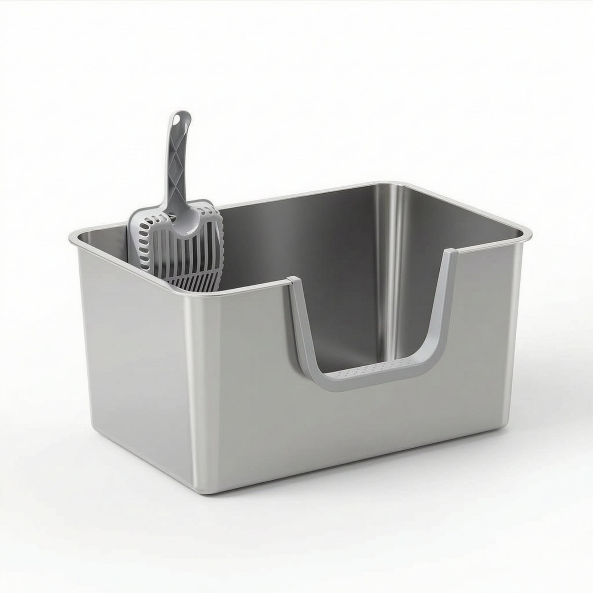 Stainless Steel Litter Box Easy-Tocleanpet Supply Rust-Proof