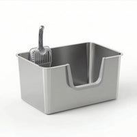 Stainless Steel Litter Box Easy-Tocleanpet Supply Rust-Proof