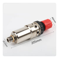 Dual Outlet Air Compressor Filter Regulator Quick Connector Water Separator Regulator Easy Installation for Workshop, Garage, Factory