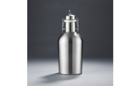 Beer Growler Stainless Steel Bottle with Swing-Lock Lid Insulated Bottle Double-Walled Leakproof for Campers, Parties, Camping