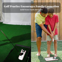 U-Shaped Cutout Golf Putting Mirror Reference Points Putting Practice Mirror Visual Feedback Training Aid Acrylic