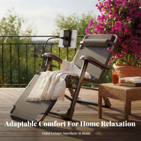 Foldable Convertible Chair Bed Space-Saving Adjustable Reclining Chaise Convertible-Use Design Indoor Furniture Portable for Office Workers, Outdoor Enthusiasts, Noon Break, Balcony, Patio, Backyard