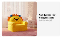 Fold-Open Crown Lounger firm-density Foam Support transformable Flip-Open Lounger