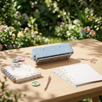 Manual Punch Module Compact Loose-Leaf Punch Module Multi-Hole Punching Tool for Crafters