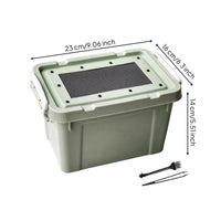 Plastic Larva Breeding Box Ventilated Larva Breeding Box Portable