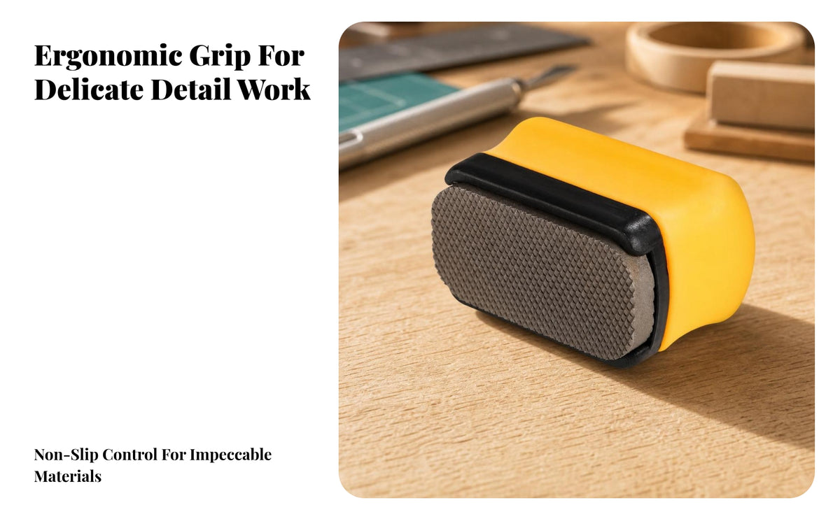 Portable Double Sided File | Compact Block Design, Paint Defect File, for location Repair