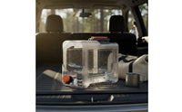 Semi-Translucent Rectangular Water Container Leakproof Car Water Container Food Grade Odorless for Travel