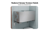 Stainless Metal Reservoir Tank Easy to Clean Wall-Mounted Water Tank Large Capacity for Property Managers, Business Owners, Household, Restroom