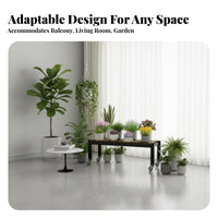 360° Rotating Casters Rolling Plant Cart Ventilated Storage Rolling Plant Bench Multi-Purpose Flower Rack Heavy-Duty for Gardeners, Homeowners, People with Limited Mobility, Balcony, Living Room, Outdoor, Indoors