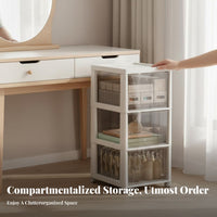 Rolling Makeup Trolley particle-proofresistant Top Multi-Drawer cosmetic Trolley Space-Saving