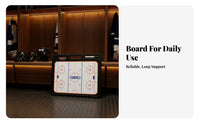Rink Diagram Ice Hockey Coaching Board Built-in Handle Hockey Coaching Board Lined Notes Area Sports Equipment Handheld for Coaches, Game Planning