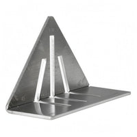 Flat Base Triangular Carpenter Square Engraved Markings Measuring Square Cutout Slots Layout Tool Metal for General Hardware Work