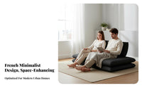 Space-Saving transformable Mattress Sofa Reclining Upholstered Fold-expandable Bed Modern aesthetic Multi-Use Furniture Foldable for Apartment Dwellers, Students, Homeowners, Small Spaces, Living Room, Lounge Area, Office