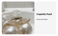 Crystal Hair Grip Fastener Korean Design Crystal Grip Fastener Elegant Design Strong Hold for Women, Common Use, Formal Events