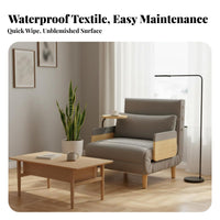 Foldable Pull-expandable Chair Bed twofoldUse creatureShaped Sleeper Chair Japanese and design Household Furniture Space-Saving for Apartment Dwellers, Overnight Guests, Small areas, Living Room, Home Office, Playroom