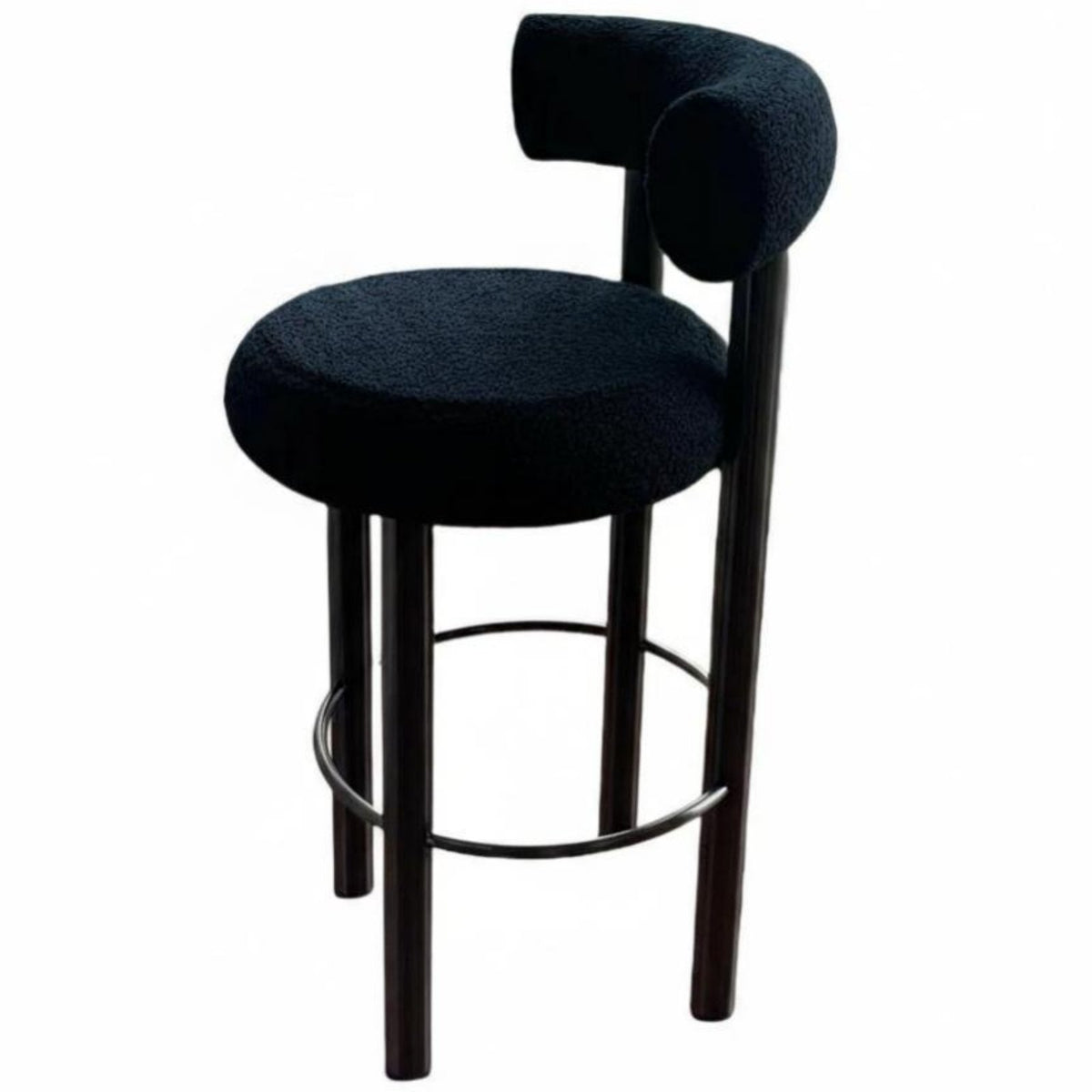 Luxury design Kitchen Island Stool Modern Design Pedestal High Stool with supportrest Sturdy and Stable Counter Chair Padded Seat for Homeowners, Bar Owners, Adults, Front Desk, Restaurant, Pub, Living Room