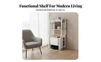 Multi-Functional Robot Vacuum Stand Space-Saving Shelving Unit Freestanding Design Utility Rack Tidy Charging Station for Organization lovers, Apartment Dwellers, Homeowners, Living Room, Balcony, Small Spaces, Hallway