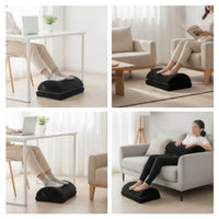 Soft Ergonomic Footrest with Adjustable Height Soft Foldable Footrest Cushion Portable Foot Rest Pillow Supportive for Office Workers, Students, Travelers, Desk, Travel