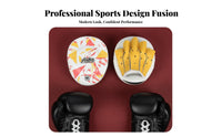 Force Absorption Curved Punch Target Shock-Absorbing Curved Focus Pad S Lightweight Boxing Focus Pad Long-Lasting for Athletes, Beginners, Sparring Practice, Home, Dojo, Cardio Workouts