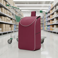 Shopping Trolley Replacement Bag Thickened Material Oxford Cloth Trolley Bag Large Capacity Folding Cart Liner for Seniors, Farmers Market, Laundry