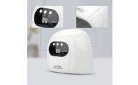 Nail Lamp with Timer Compact Nail Lamp with LCD Display Dryer Home Use Digital for Manicurists, Travel