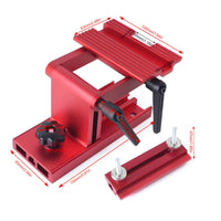 Auxiliary Plate Bench Grinder Sharpening Jig Knurled Fasteners Sharpening Jig Ribbed Adjustable Grinding Guide Anodized Finish