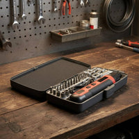 41 Pieces Ergonomic Handle 41 in 1 Electric Screwdriver Kit for DIY Enthusiasts, Technicians