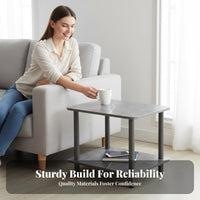 C-Shaped Snack Stand Light Luxury End Table multipurpose for Living Room, Students