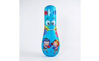 Inflatable Striking Column 125 Cm Inflatable Punching Bag Quick Setup Freestanding Punch Bag for Kids, Children, Playroom, Living Room, Home Gym