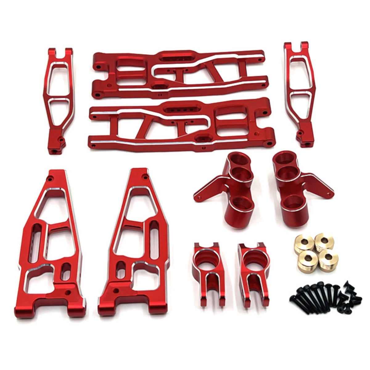 1/8 Scale RC Car Shock Absorption System Kit Precision Engineering    Direct Replacement Chassis Components For