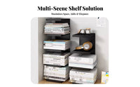 L-Shaped Bookend unobtrusive Design Book Organizer Sturdy for Study Room, educators