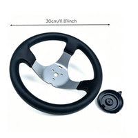 Slide cart Steering Wheel Alloy-cart Steering Wheel for DIY Builders