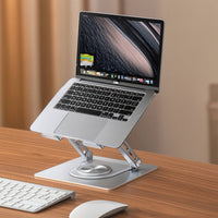 Laptop  rack with  Doubletwin-Bracket Support Metal Desktop Laptop Stand Ergonomic for Students, Home Office
