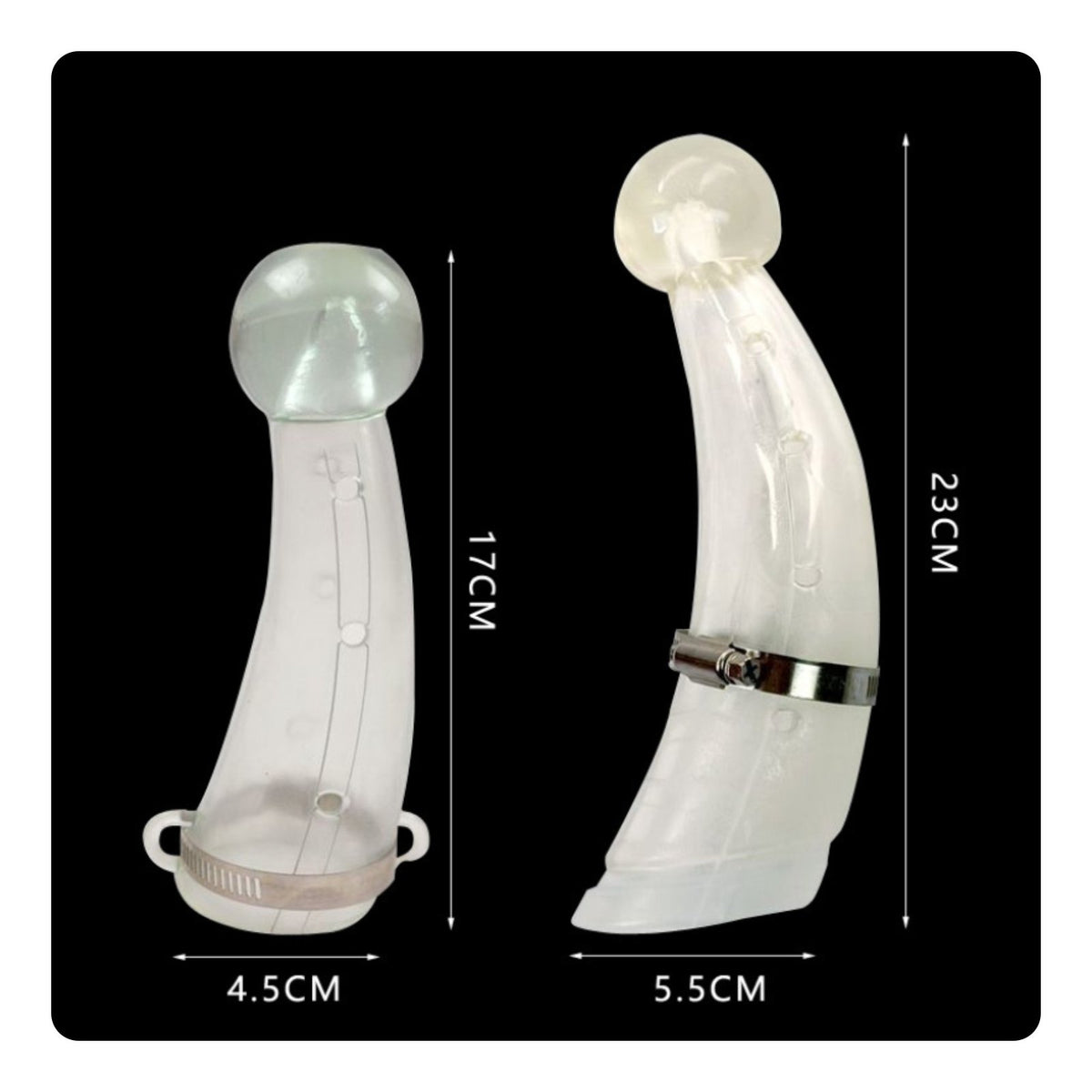 Secure Clamp Silicone Cow Antler Cover Cow Antler Cover Easy to Install Sturdy for Farm, Ranch